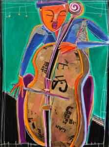 double bassist