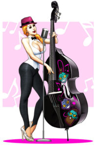 sexy bass player