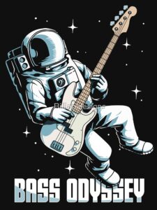 astronaut bass player